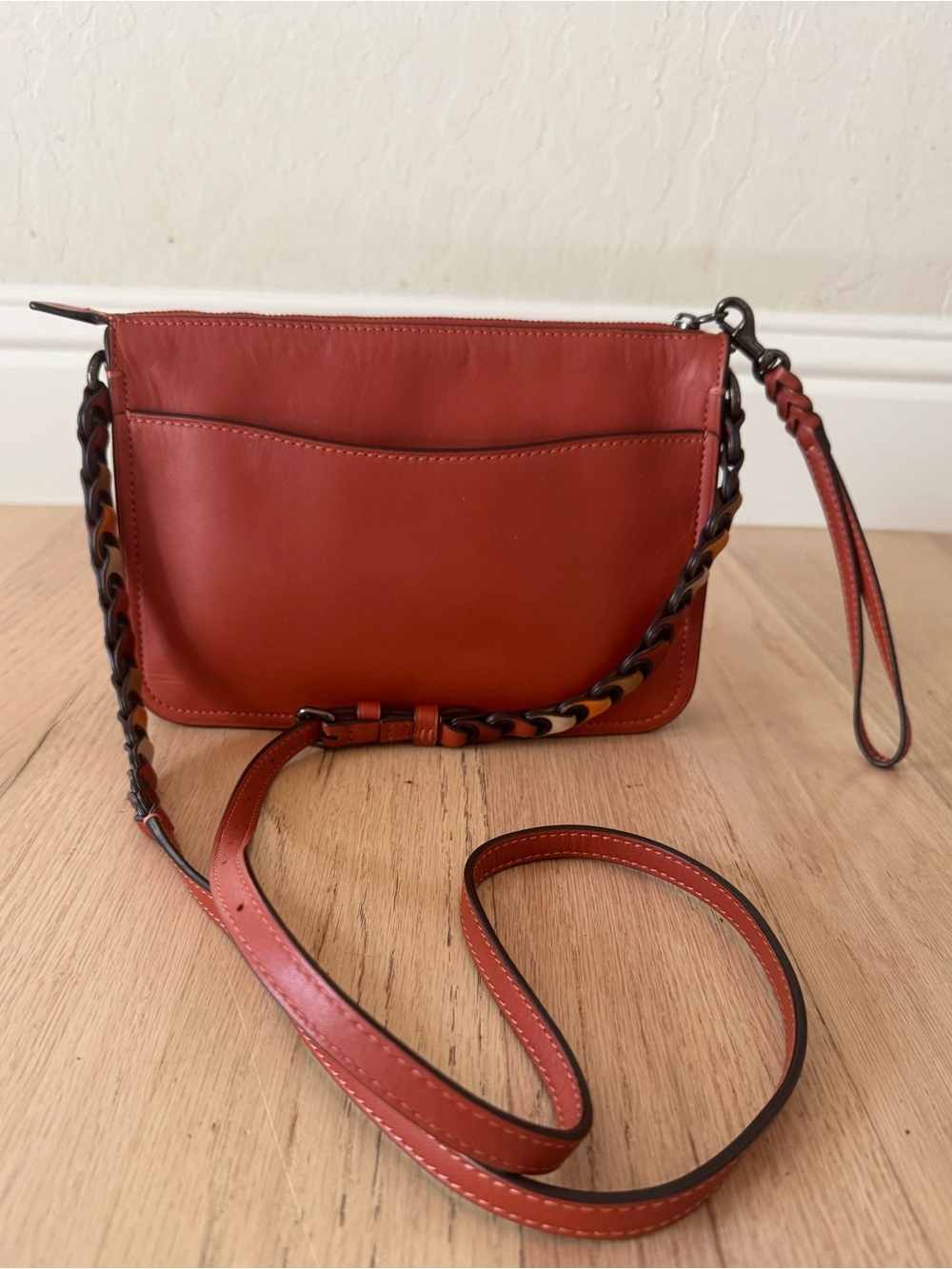 Coach 1941 Soho Crossbody chain link crossbody leather handbag purse